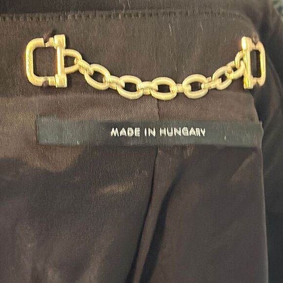 Gucci Dark Brown Womens One Button Uniform Blazer Jacket 40 - Picture 7 of 12